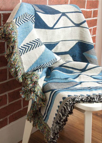 Sparrow “River Ripples” Throw