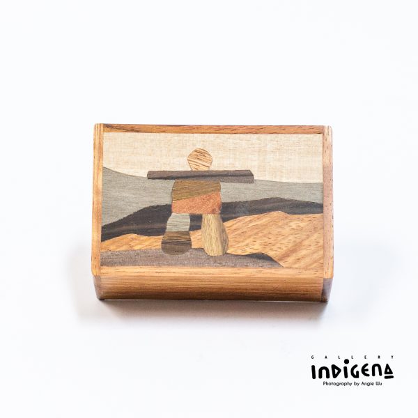 Inukshuk Intarsia Box