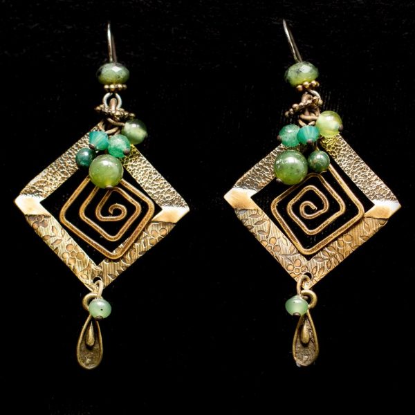 Elemental Jade Earrings