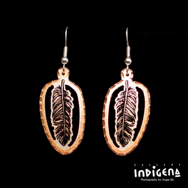 Feather Dangle Earrings