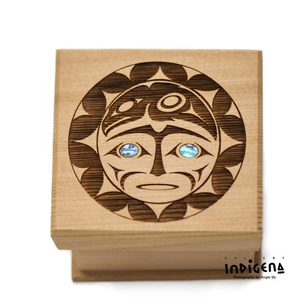 Raven and the Sun Bentwood Box