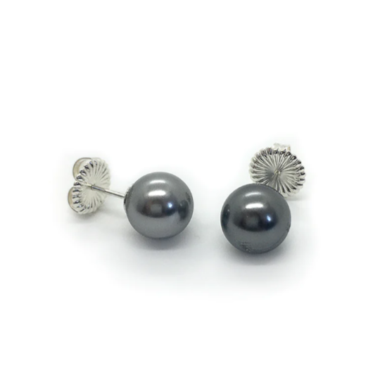 Jackie O Pearl Studs