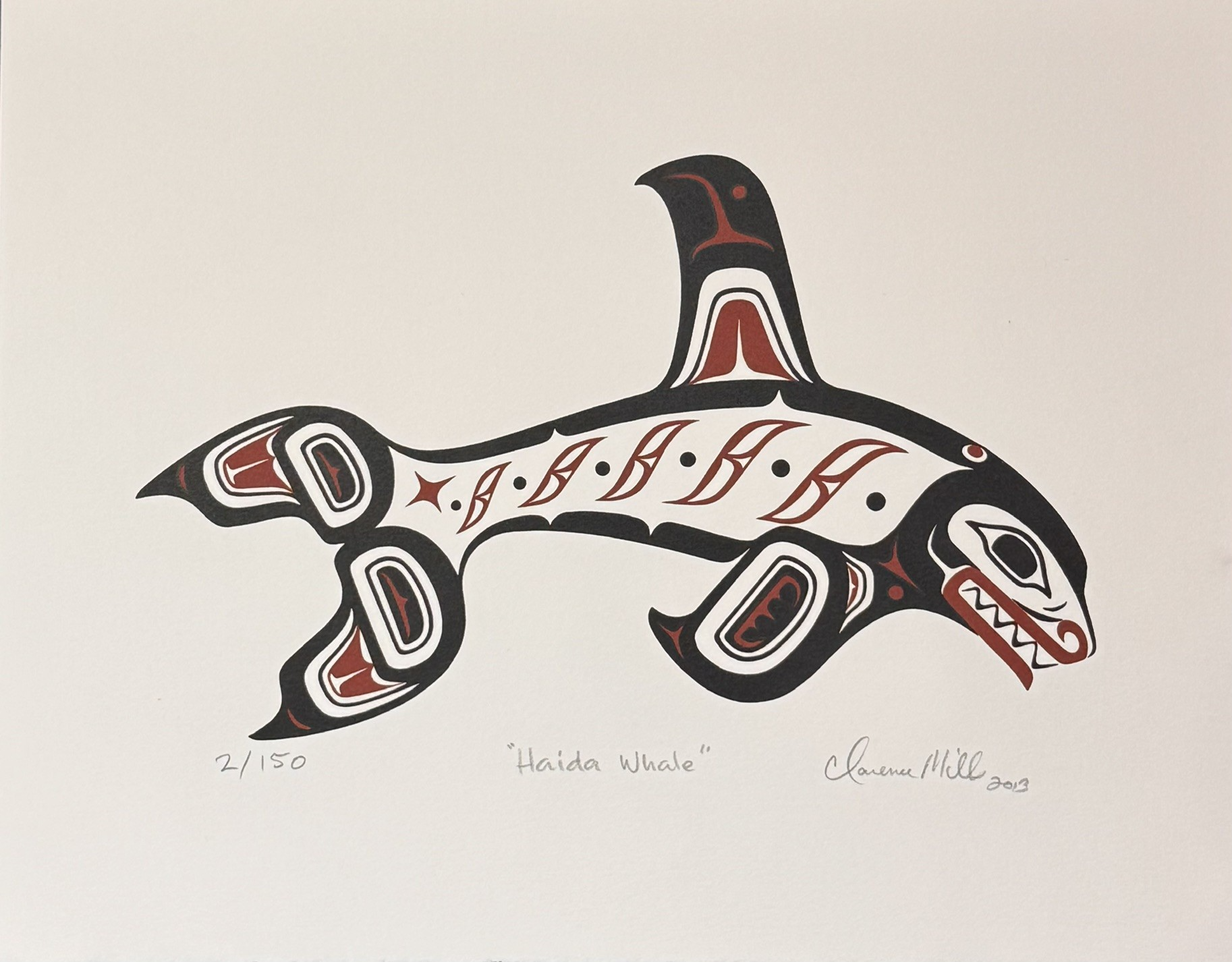 Clarence MILLS_Haida Whale_68560_H11xW14